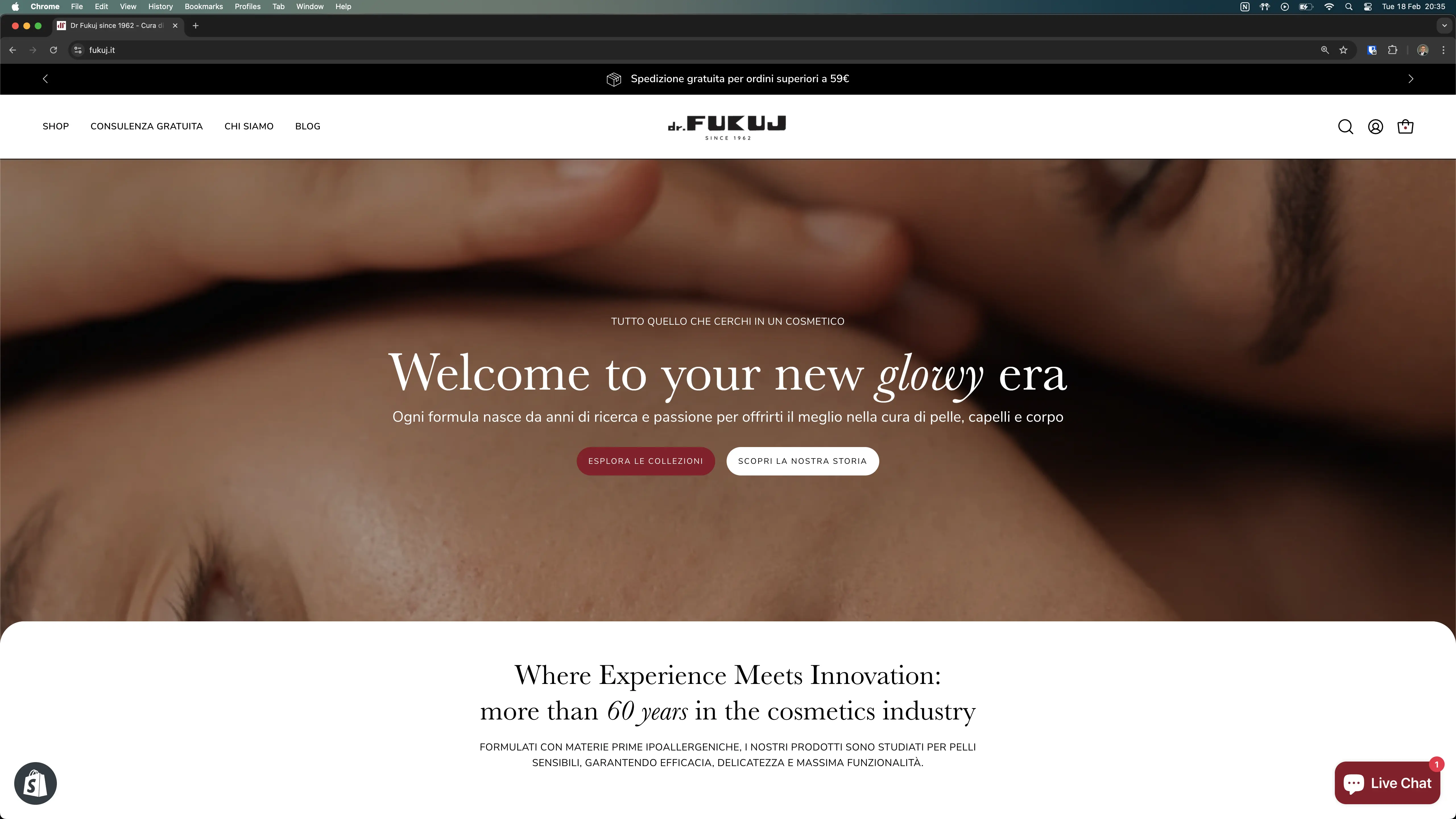 Fukuj: la migrazione da Wix a Shopify per un e-commerce beauty