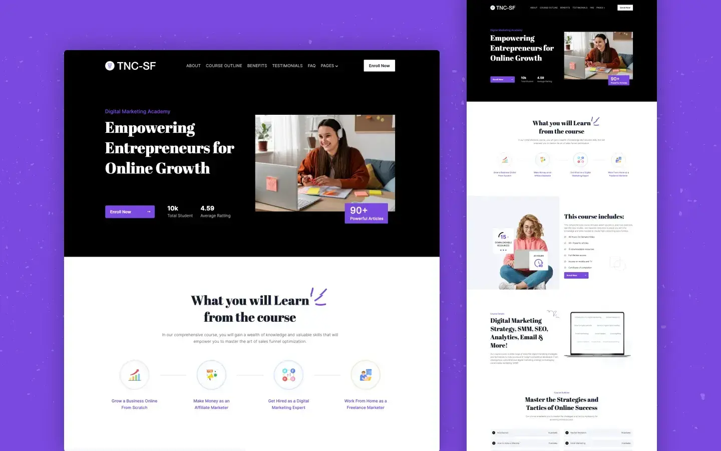 Landing page ad alta conversione